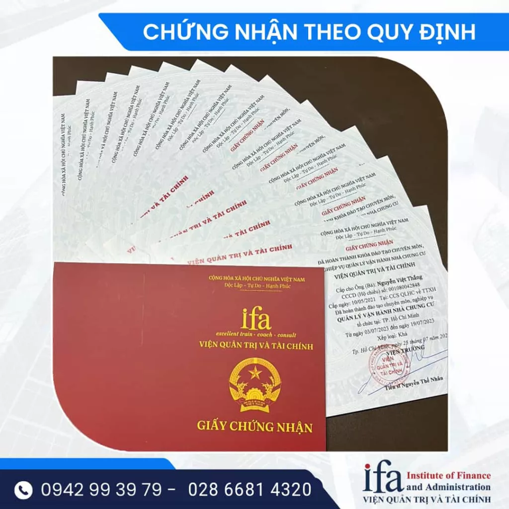 chứng nhận quản lý tòa nhà