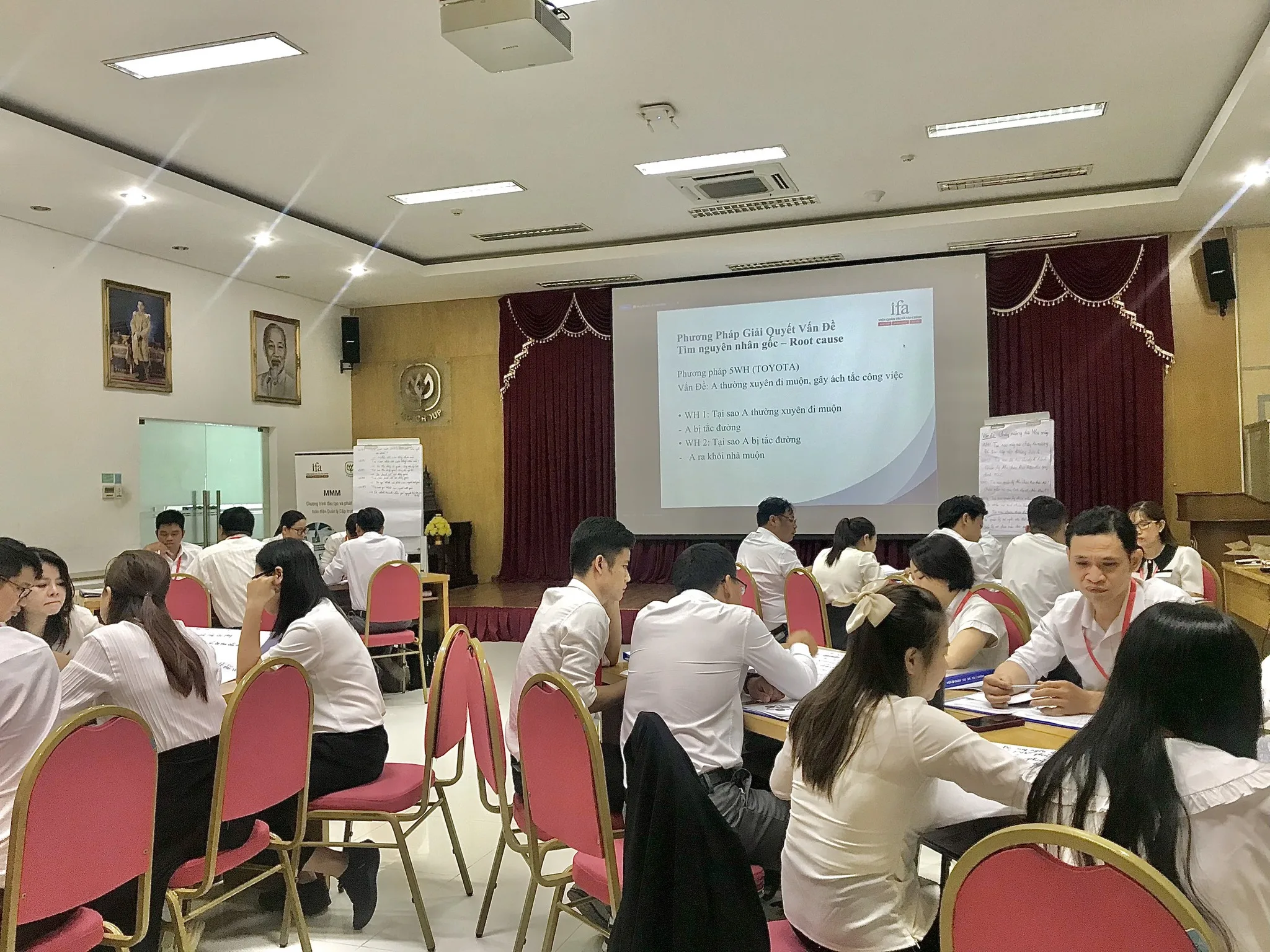 Phát triển toàn diện năng lực quản trị cho Quản lý Cấp Trung - MMM do IFA tổ chức cho đối tác
