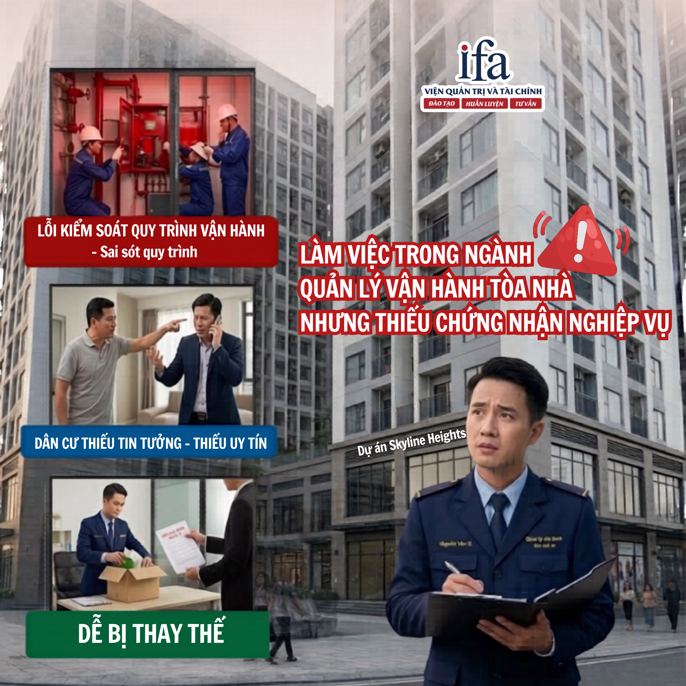 lợi thế cạnh tranh khi có chứng nhận quản lý vận hành tòa nhà