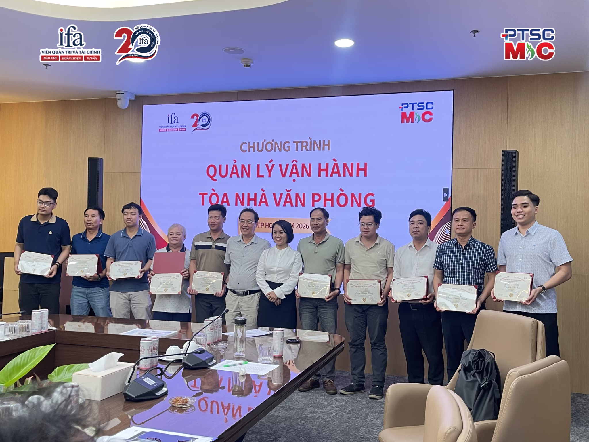 Chương trình Quản lý vận hành tòa nhà cho doanh nghiệp PTSC M&C