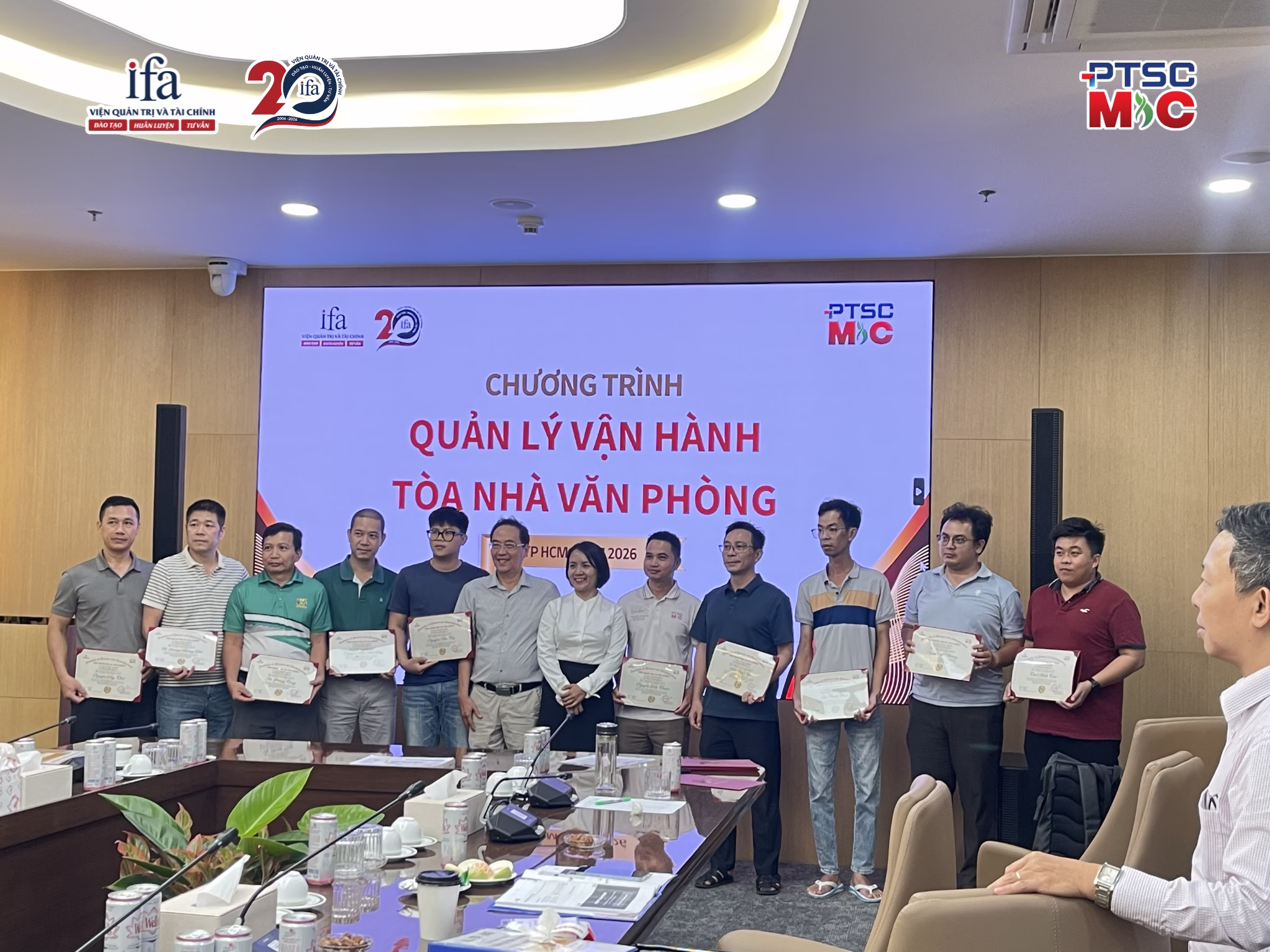 CHương trình đào tạo quản lý vận hành tòa nhà cho doanh nghiệp PTSC M&C
